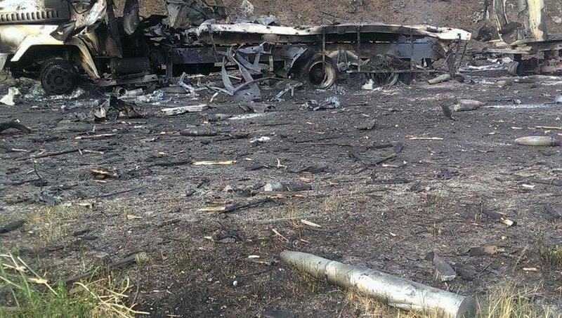 В Полтаве неподалеку от заправок взорвался грузовик с боеприпасами (видео) / facebook.com/igor.mosijcuk