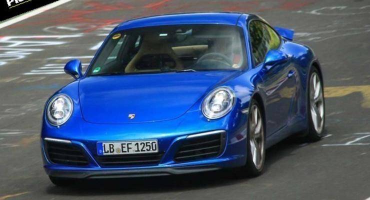 Обновленный Porsche 911 заметили без камуфляжа (фото)