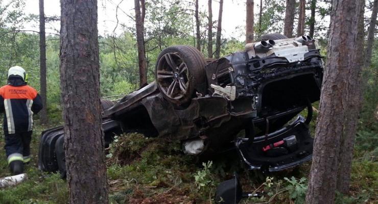 В Германии тест-драйв BMW M4 закончился разбитым авто (видео)