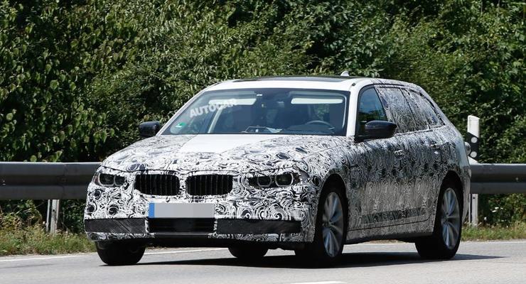 Новый универсал BMW 5-Series впервые заметили на тестах (фото)