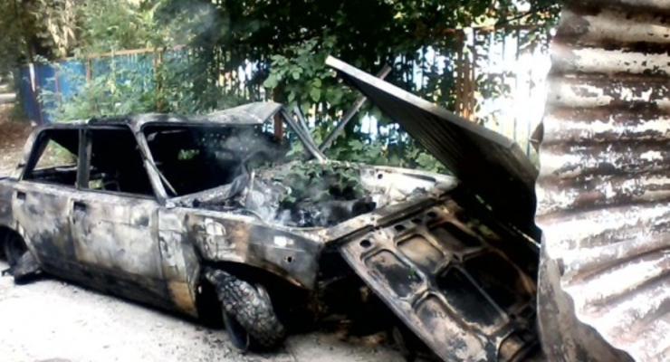 В Ужгороде взорвался автомобиль