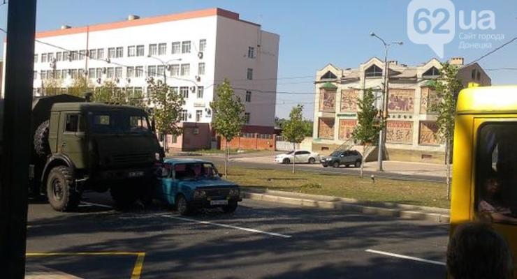 В Донецке боевики устроили аварию