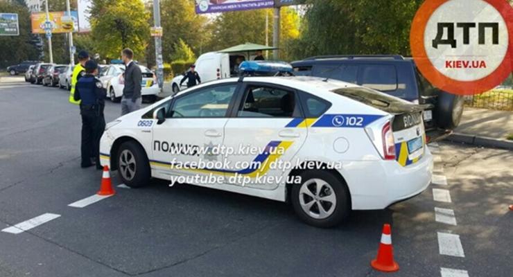 В Киеве полицейские попали в аварию (фото)