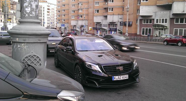 В Киеве заметили 1000-сильный Mercedes за полмиллиона евро (фотофакт)