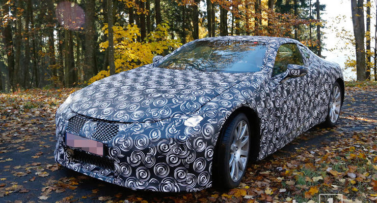 Купе Lexus LF-LC заметили на тестах в Германии (фото)