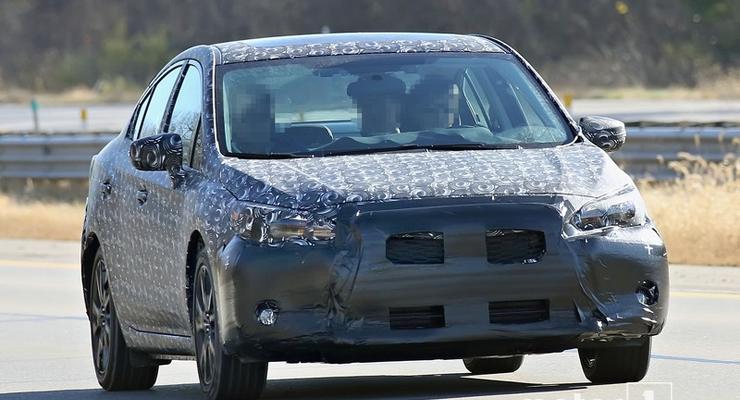 Новое поколение Subaru Impreza заметили на тестах (фото)