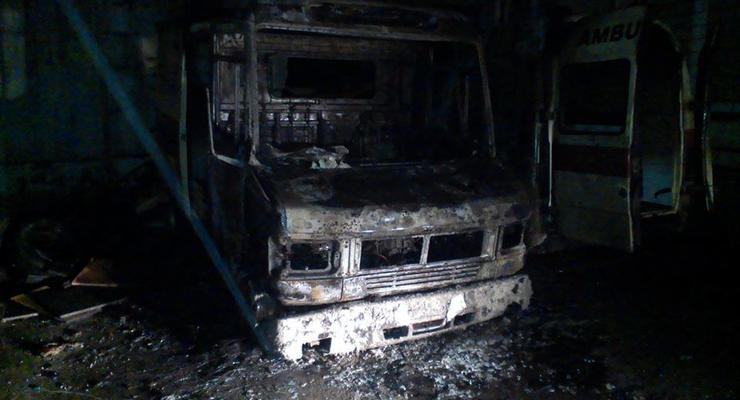 В Киеве сгорели две скорые