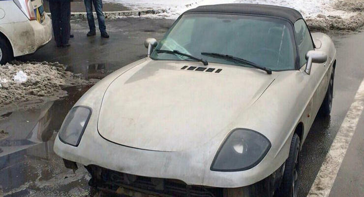 Киевские патрульные задержали "поддельный Porsche"