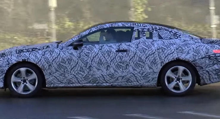 Новое купе Mercedes E-Class впервые сняли на видео