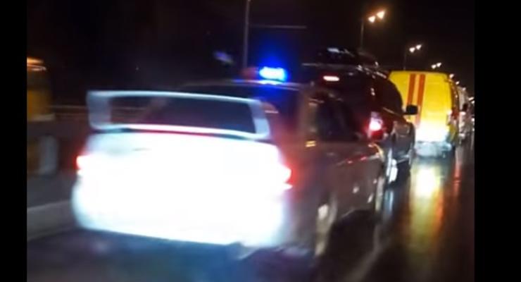 В Киеве заметили автомобиль "псевдополицейских"