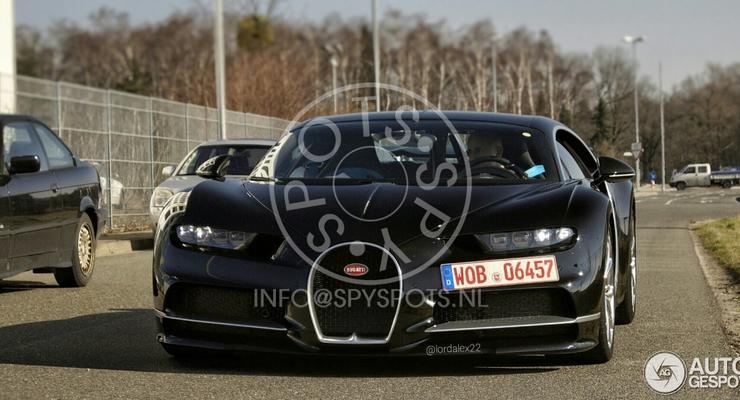 Новый гиперкар от Bugatti заметили на общественных дорогах