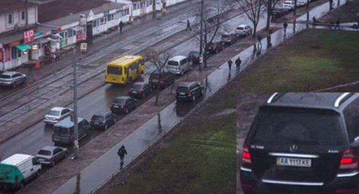 В Киеве обнаружили самого наглого героя парковки