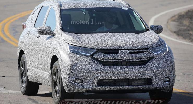 Новую Honda CR-V впервые вывели на тесты
