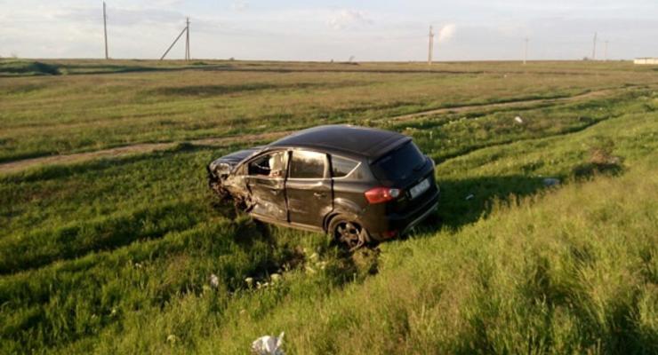 На Николаевщине пьяный водитель Ford столкнулся с маршруткой