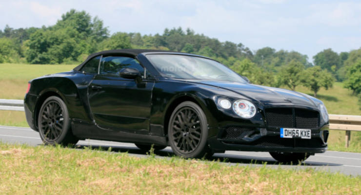 Кабриолет от Bentley вывели на дорожные тесты