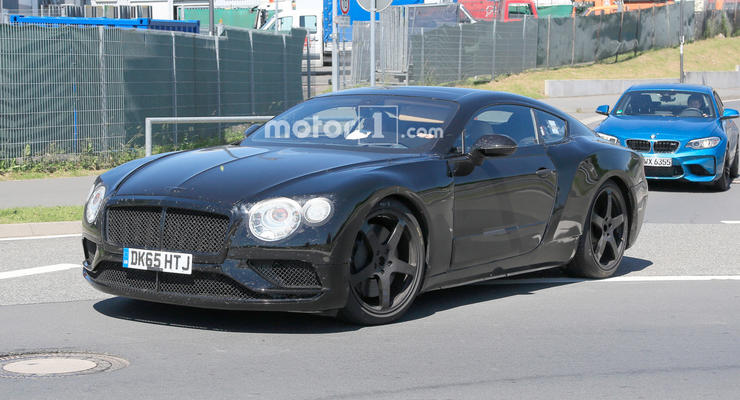 Купе Bentley Continental GT вывели на тесты