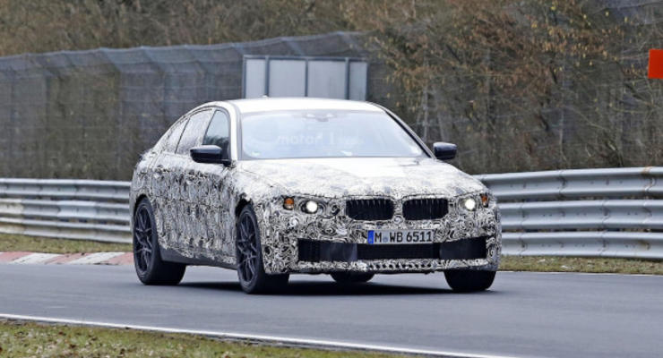 BMW вывел новое поколение M5 на Нюрнбургринг