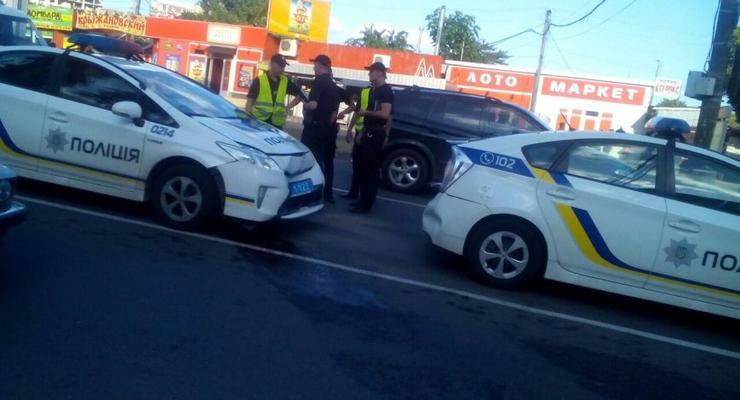 В Одессе полицейские попали в аварию