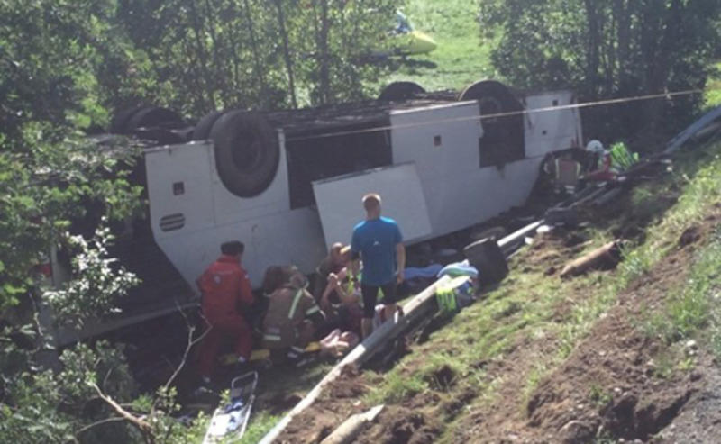 Смертельное ДТП в Норвегии: автобус с украинцами рухнул в ущелье