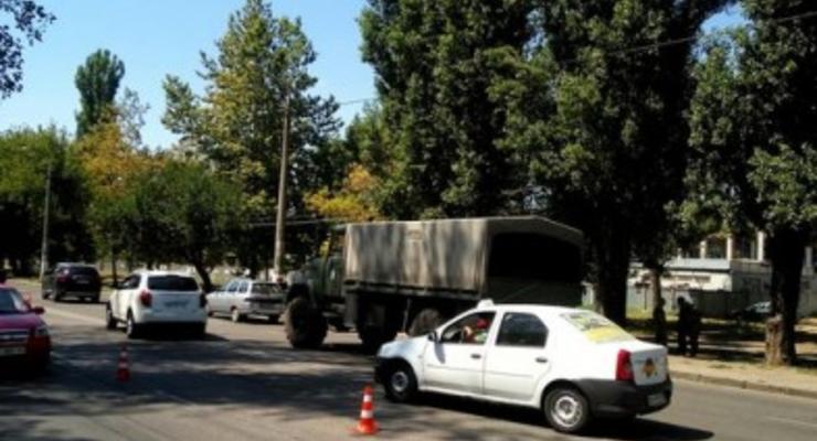 Военные попали в аварию в Одессе