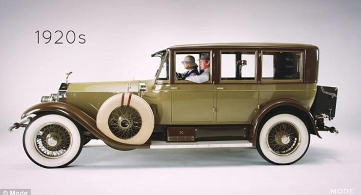 100 лет эволюции роскошных авто показали в двухминутном ролике
