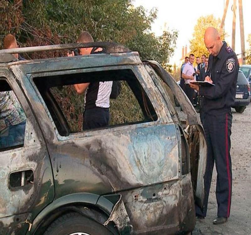 ДТП со стрельбой в Виннице: сгорели два авто, есть пострадавший / npu.gov.ua