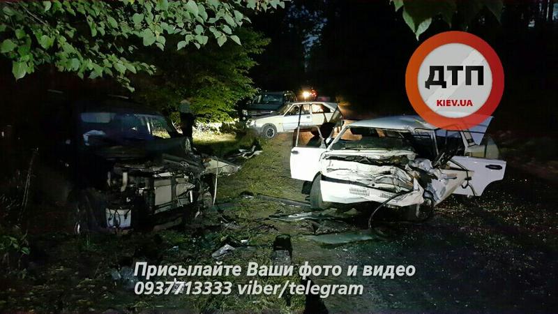 Смертельное ДТП под Киевом: пьяный водитель ВАЗ протаранил Hyundai