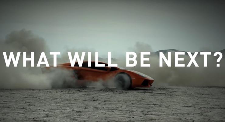 Lamborghini представила тизер новой модели с мотором V12