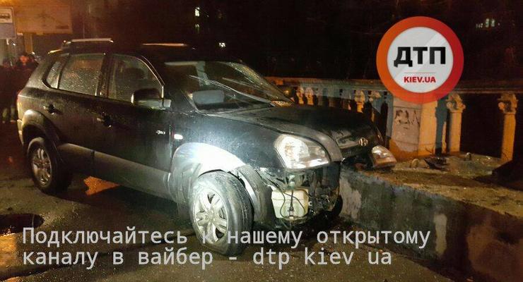 В Киеве произошло тройное ДТП с погоней