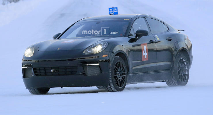 Porsche тестирует электрический Cayenne
