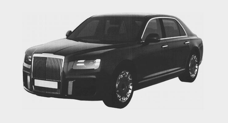 В России запатентовали дизайн автомобилей для Путина и чиновников