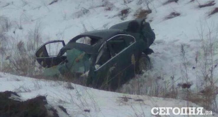 ДТП под Киевом: BMW перевернулся пять раз, погибли две собаки