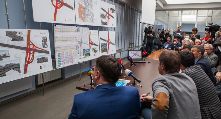 В Киеве показали проекты реконструкции Шулявского путепровода