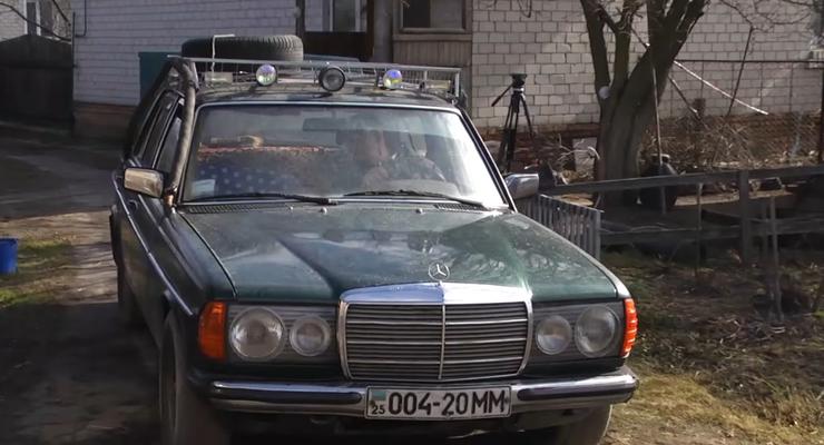 В Украине создали Mercedes, работающий на дровах