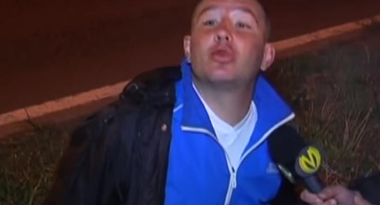 В Киеве пьяные мужчины поехали за проститутками и врезались в копов