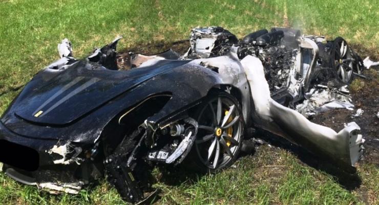 Британец вдребезги разбил Ferrari через час после покупки
