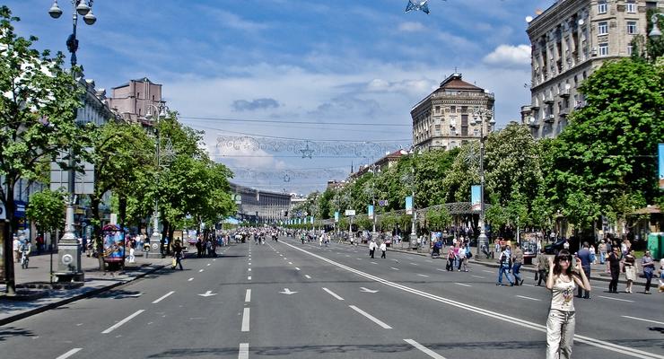 В Киеве перекроют Крещатик