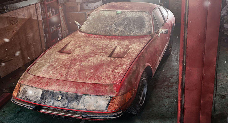 Уникальный Ferrari простоял в гараже 40 лет