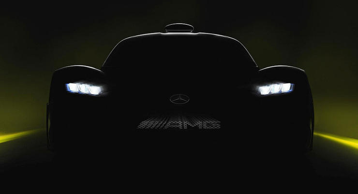 Показана новая фотография 1000-сильного гиперкара Mercedes