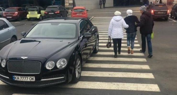 В Киеве наказали автохама на Bentley