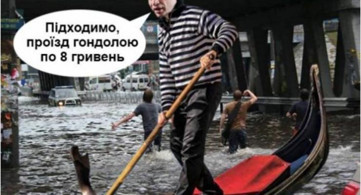 Потоп в Киеве: Сеть взорвали фотожабы