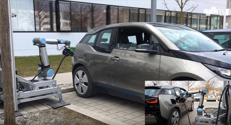 В Австрии электромобили будут заряжать роботы