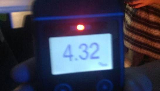 В Полтаве у водителя зафиксировали смертельный уровень алкоголя