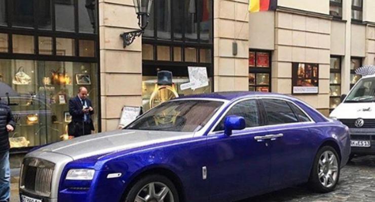 В Германии засняли Роллс-Ройс на украинских номерах за 12 млн гривен