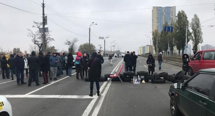 Пробки в Киеве: Город остановился из-за акции протеста и серии ДТП