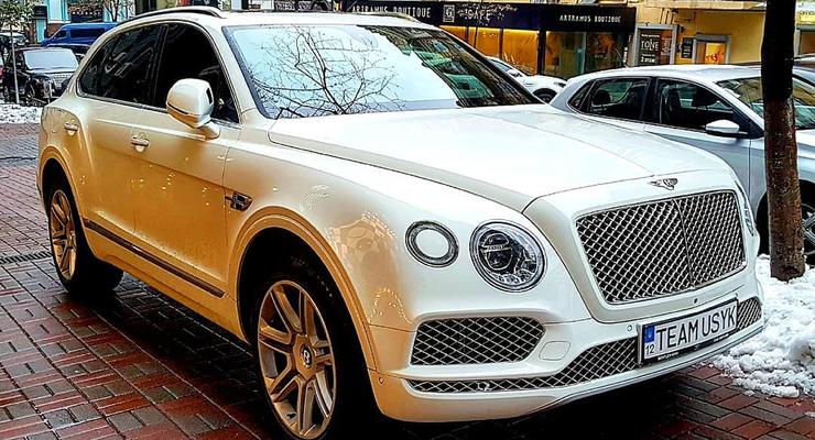 В Киеве засняли роскошный Bentley Усика