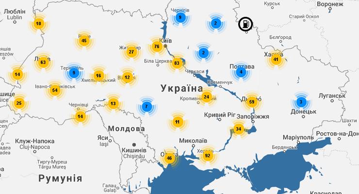 Проверьте свое АЗС: В Украине создали карту нелегальных заправок