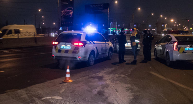 Пьяный полицейский спровоцировал погоню с ДТП в Киеве