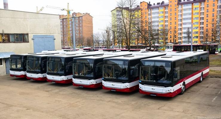 В Украину привезли новенькие автобусы из Турции Guleryuz Cobra
