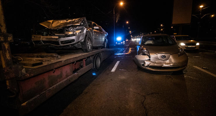 Масштабная авария с электрокаром: В Киеве на Леся Курбаса разбилось 4 авто